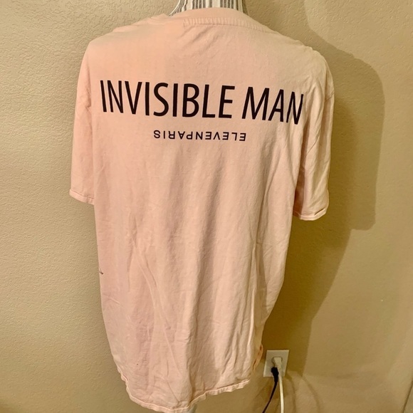 ElevenParis T-Shirt XL Pink Print 100% Cotton Lightweight Short Sleeves French - Picture 8 of 14